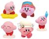 Kirby of the Stars Round Mascot A Collection of All of 5 Gachapon Capsule Toy - Kirbys! [Set (Complete)]