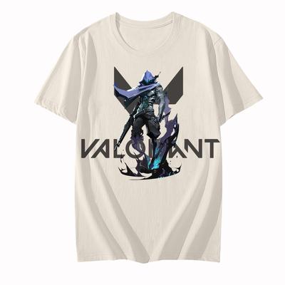 Omen VALORANT Koszulki 2025 nowa koszulka z okrągłym dekoltem bawełniana wysokiej jakości t-shirt wiosna/lato t-shirt koszulki z krótkim rękawem topy