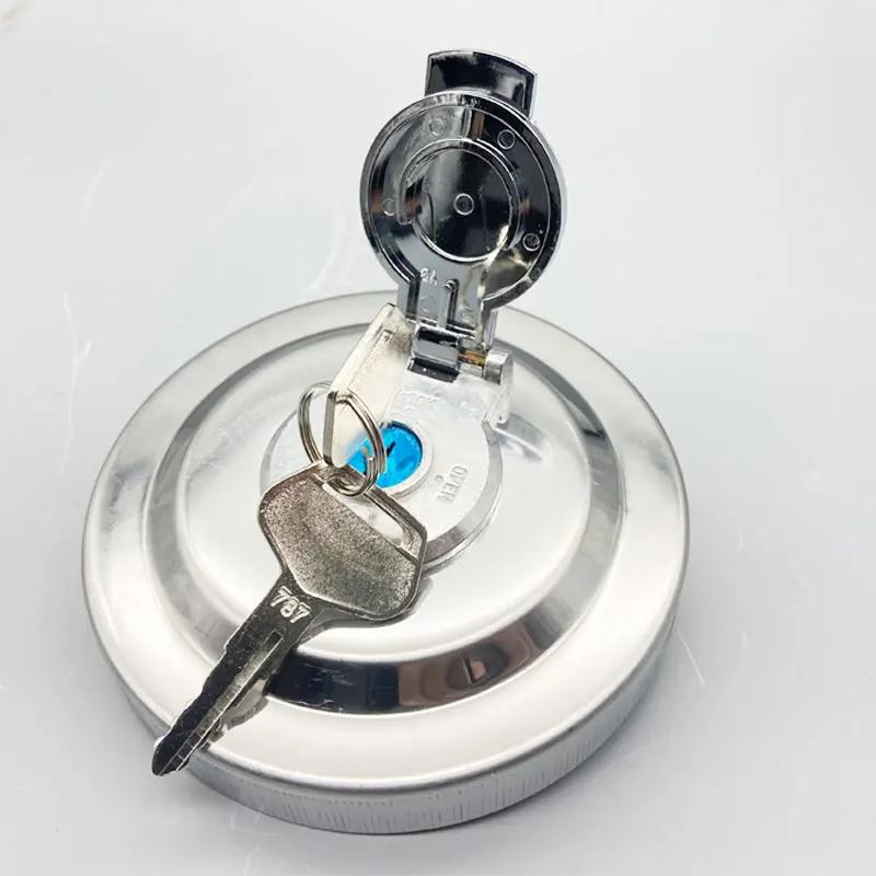 Diesel Fuel Tank Cap For Sany SY60 SY75 SY115 SY155 SY215 For SY365-9-10PRO Tank Cap with 2 Keys Excavator Parts