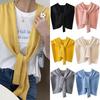 Blouse Shoulders Knitted Shawl Cape Wool Scarves Elegant Knit Scarf Female
