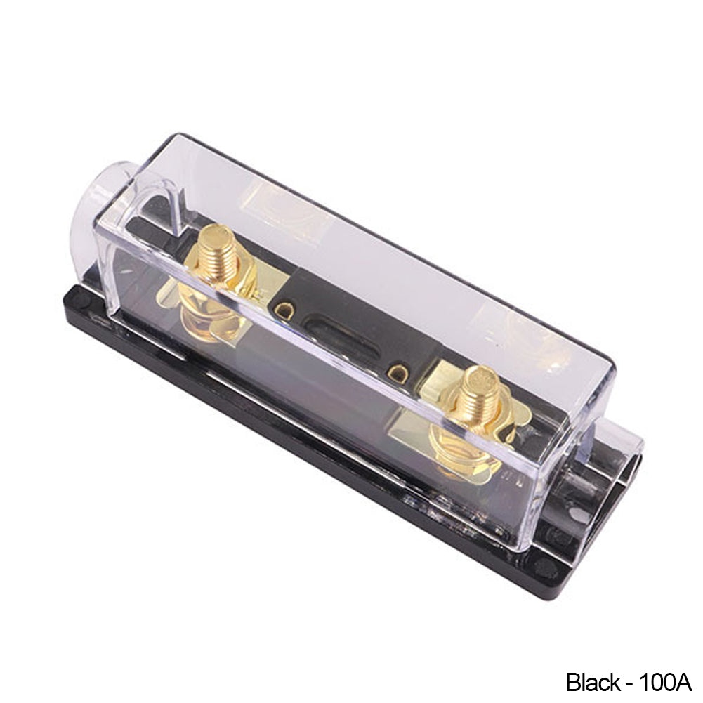 Car Auto Fuse Holder Bolt-on Fuse Automotive Audio Fuse Holders Fusible Link with 40 50 80 100 125 150 250 300 400A Amp