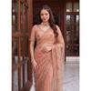 Premium Net Saree with Beads, Sequins & Pearl Embroidery