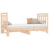 Vidaxl Extendable Bed, 2X(90X190) Cm, Light Pine Wood