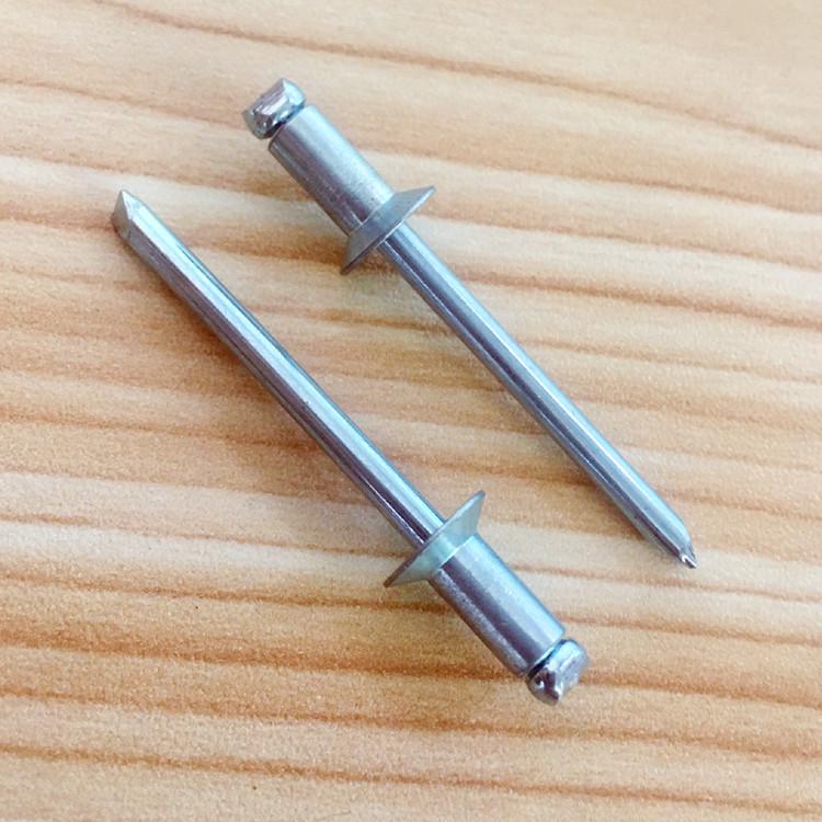 Gude High-Strength Carbon Steel Open-End Countersunk Umbrella Head Pull Rivet