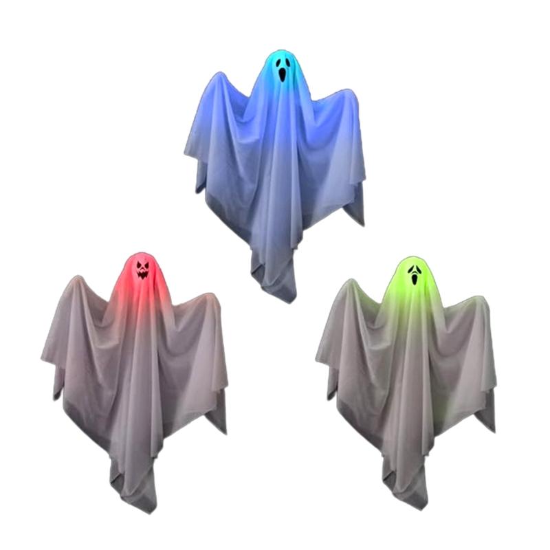 Light Up Ghost Halloween Decorations for HauntedHouse Party Yard Tree Decor
