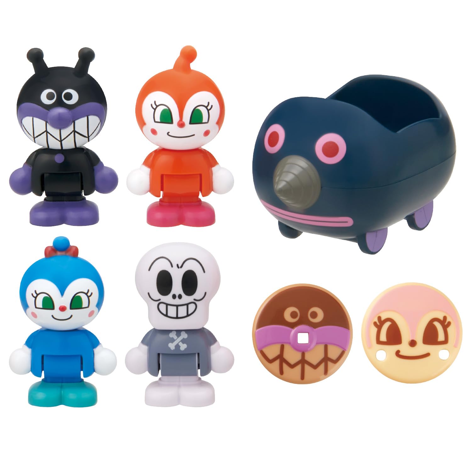 

Первая кукольная кукла отправляется с набором Baikinman Anpanman s Mogurin!