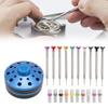 10pcs Professional Slotted Screwdriver Kit Multi Size   Screwdriver Set with 20pcs Blades for Eyeglasses