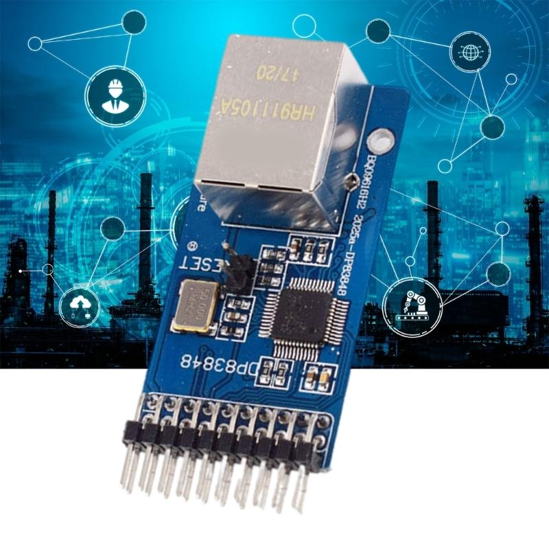 Small Low Power Consumption Ethernet Module for Systems and Industrial Applications