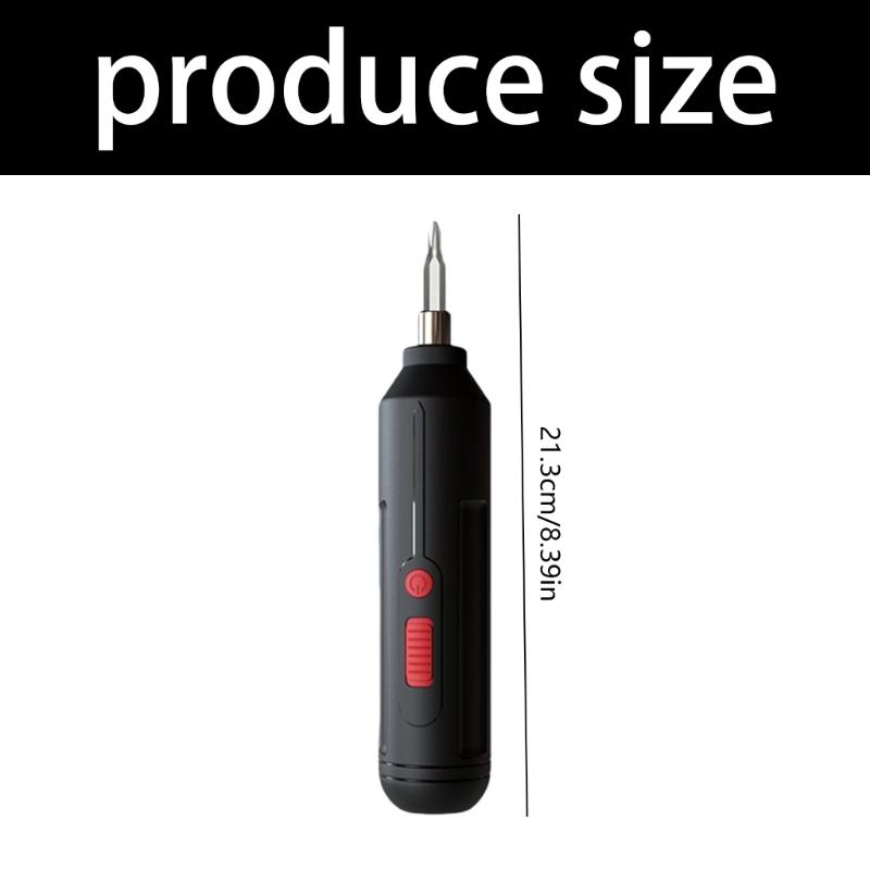 Ergonomic Cordless Screwdriver Kit Rechargeable Battery Electric Screwdriver For Extended DIY Usage