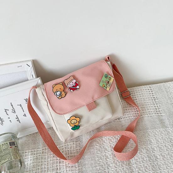 Женская милая прочная холщовая сумка через плечо в стиле ретро большой емкости чёрный — фото 10