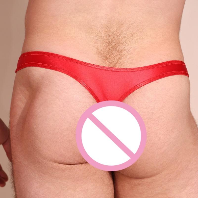Sissy Lingerie Men'S Sexy Lace Sheer Pouch Panties Breathable Low Waist T-Back Thong G-String Femboy Erotic U Convex Underwear