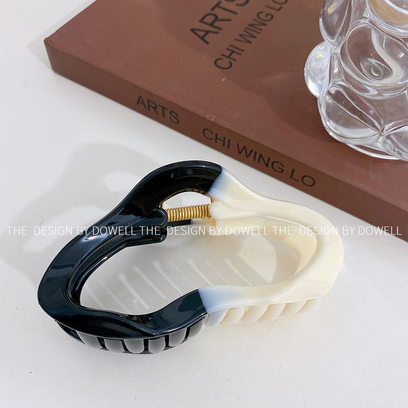 

Искусно изготовленная корейская красивая заколка для волос «Облако» для легких шикарных причесок в различных оттенках Glossy Black