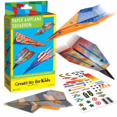 Creativity Kids Activity Kit Paper Airplane Squadron (20 Pieces)