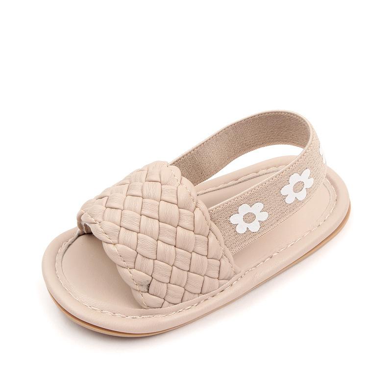 Baby Girls Sandals Ruffle Bowknot Premium Soft Sole Anti-Slip Open Toe Breathable Summer Outdoor First Walker Shoes Baby Sandals