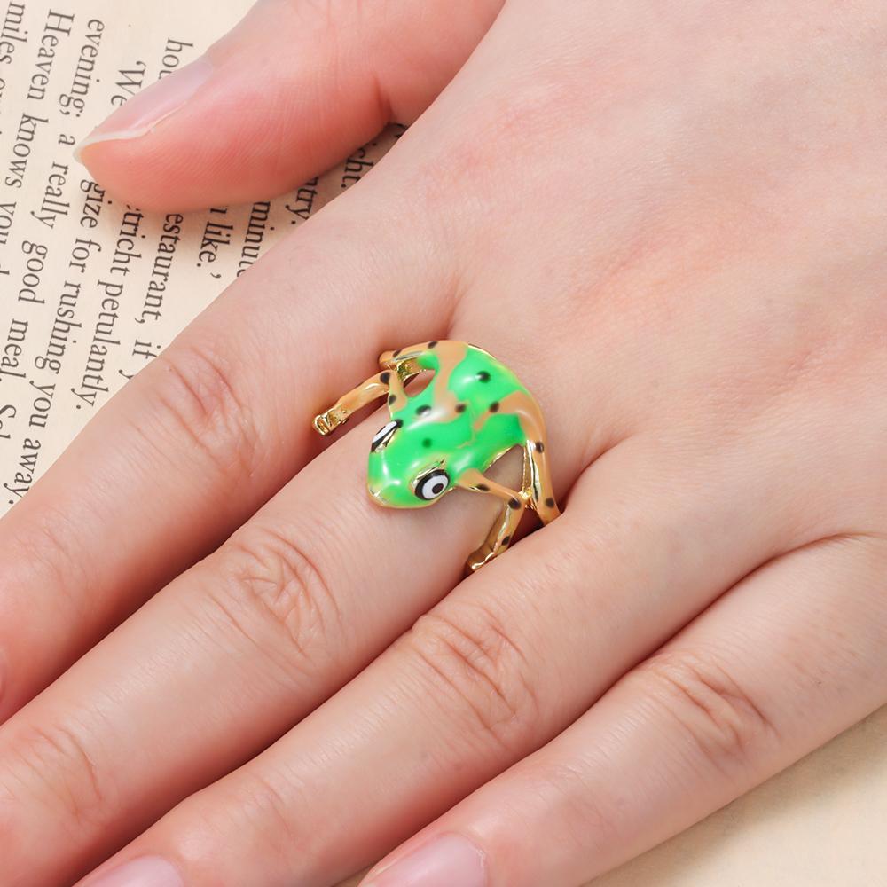 Originality Tree Frog Ring Alloy Jewelry Accessories New Adjustable Ring  For Women
