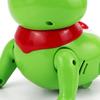 Electric Walking Frog Toy with Music Light Rotatable Heading Ball Stunt Frog Toy Toddlers Boys Girls Tummy Time Interactive Crawling Animal Toy