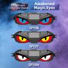 Suction Cup Devil Eyes Car Lights Vibration Lights on Car Warning Light  Car Decoration