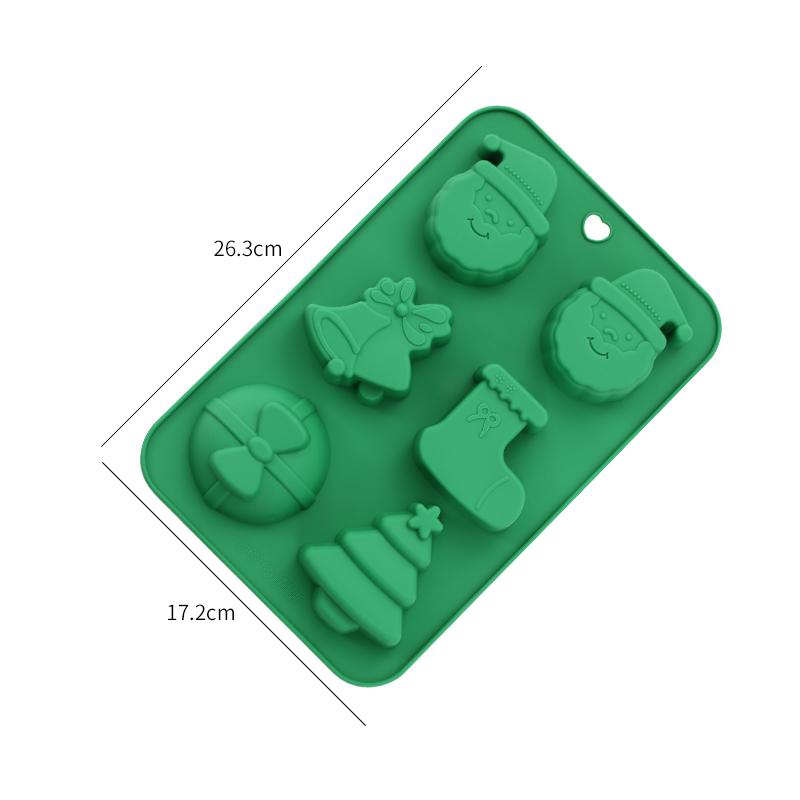 FAIS DU Silicone Mold Bakeware DIY Chocolate Mold Christmas Trees Snowman Gifts Baking Tools Cake Decoration Accessories