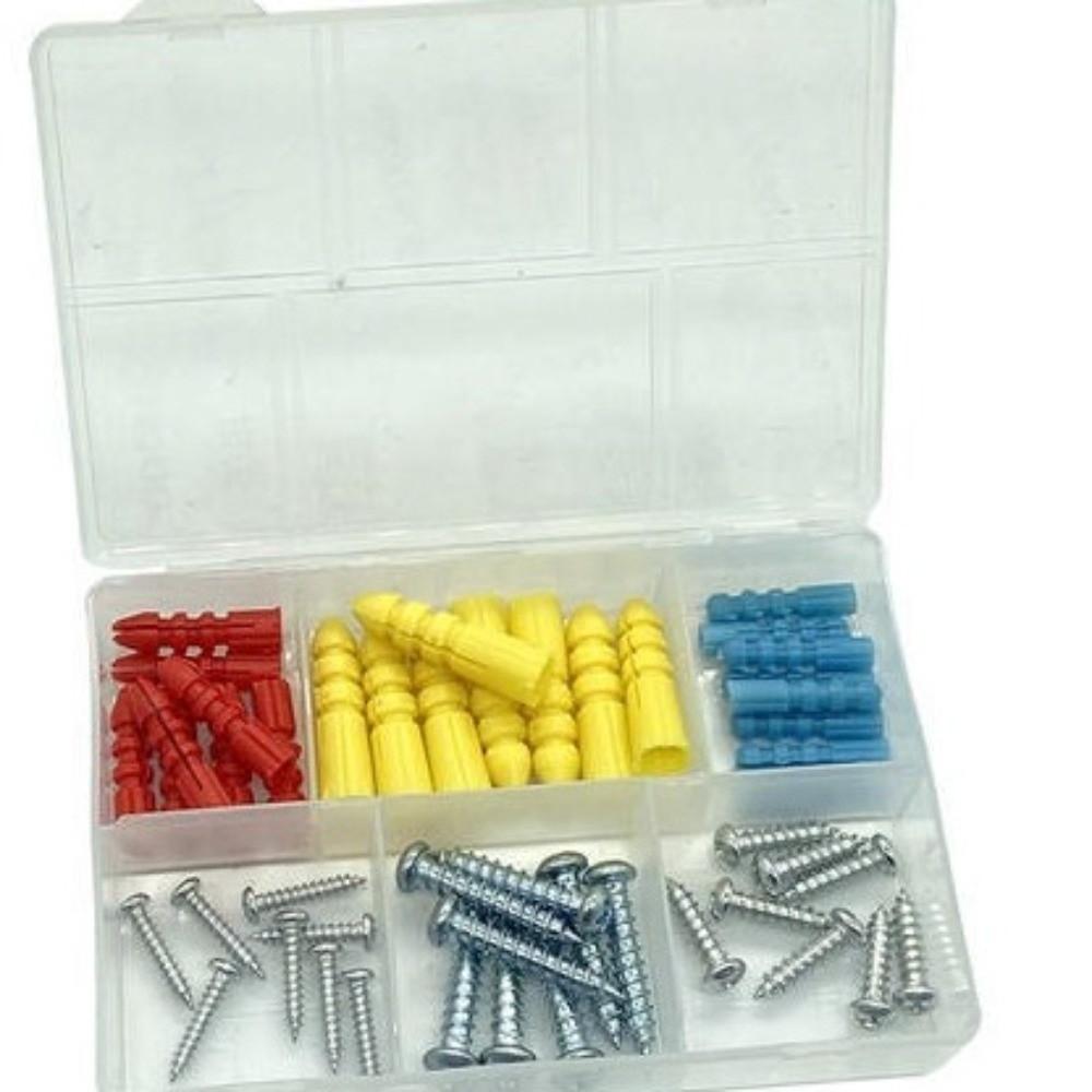 Stainless Steel Expansion Screw Set Ribbed Plastic Electric Tool Screw Set For Electric Tools