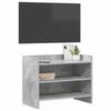 TV Stand 60 x 33 x 47 cm Concrete Grey Engineered Wood