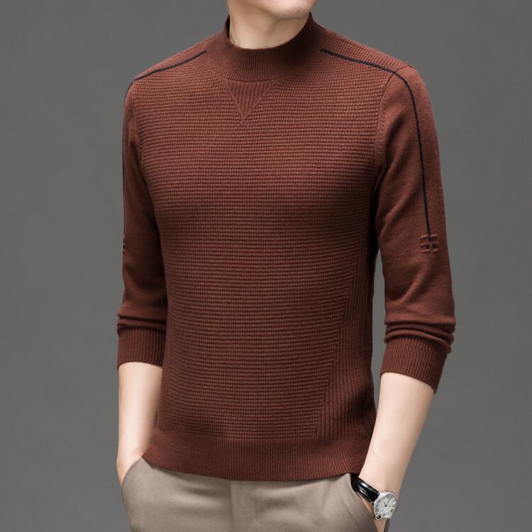 Новый мужской свитер с полуворотом — фото 3