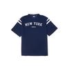 New MLB Polo Shirt Unisex Navy Blue 3APQV0143-50NYS