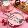 Extendable Fork Silver Stainless Telescopic Dinner Fruit Dessert Long Cutlery Forks BBQ Meat Fork Kitchen Accessories Tools