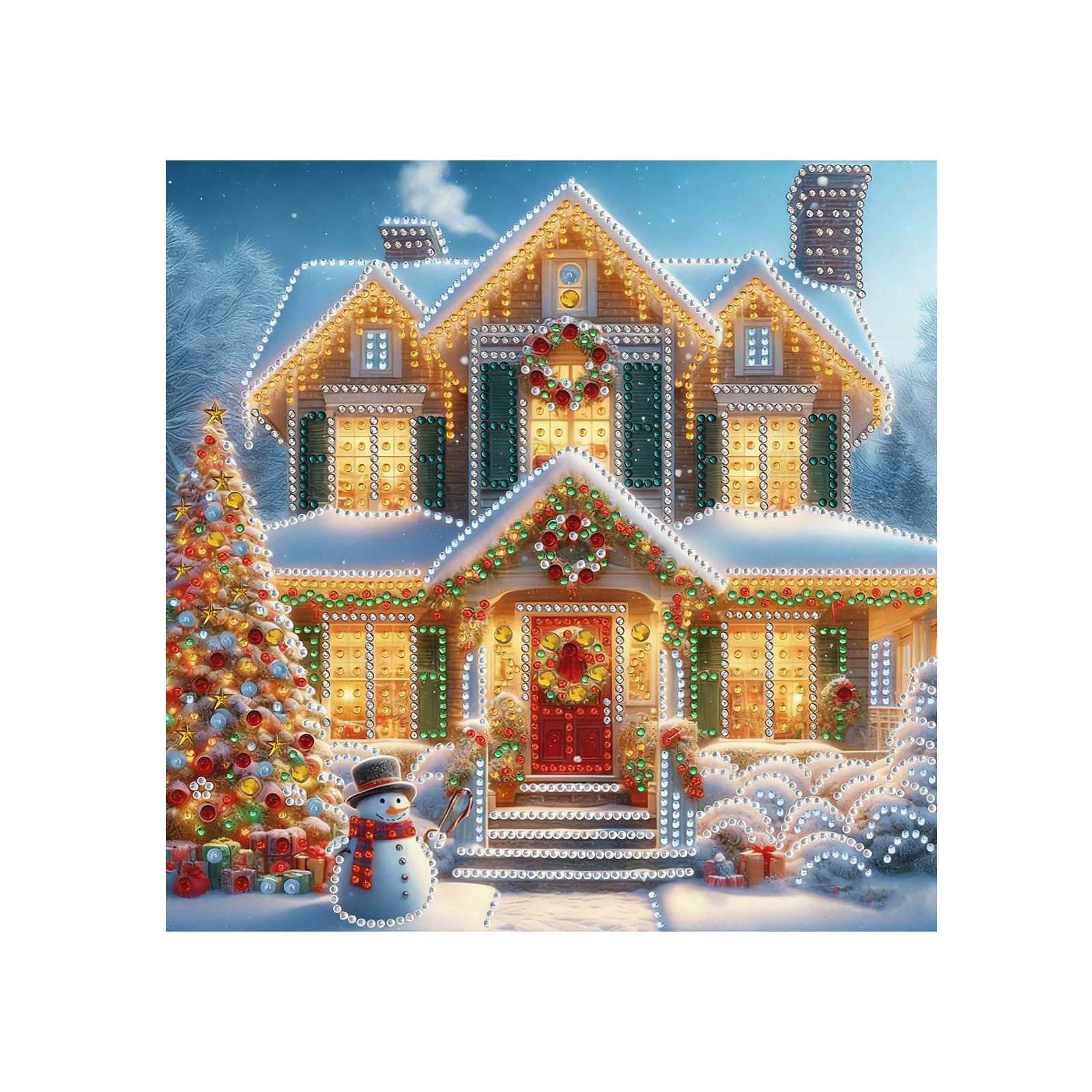 

DiamondPainting Christmas- Handcrafted 30*30 Decorative Painting Without Frame One Size