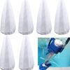 10PCS Swimming Pool Filter Cotton Filter Bag Tear Resistant Filter Catcher for Various Pool Vacuums Type Maintenance Use