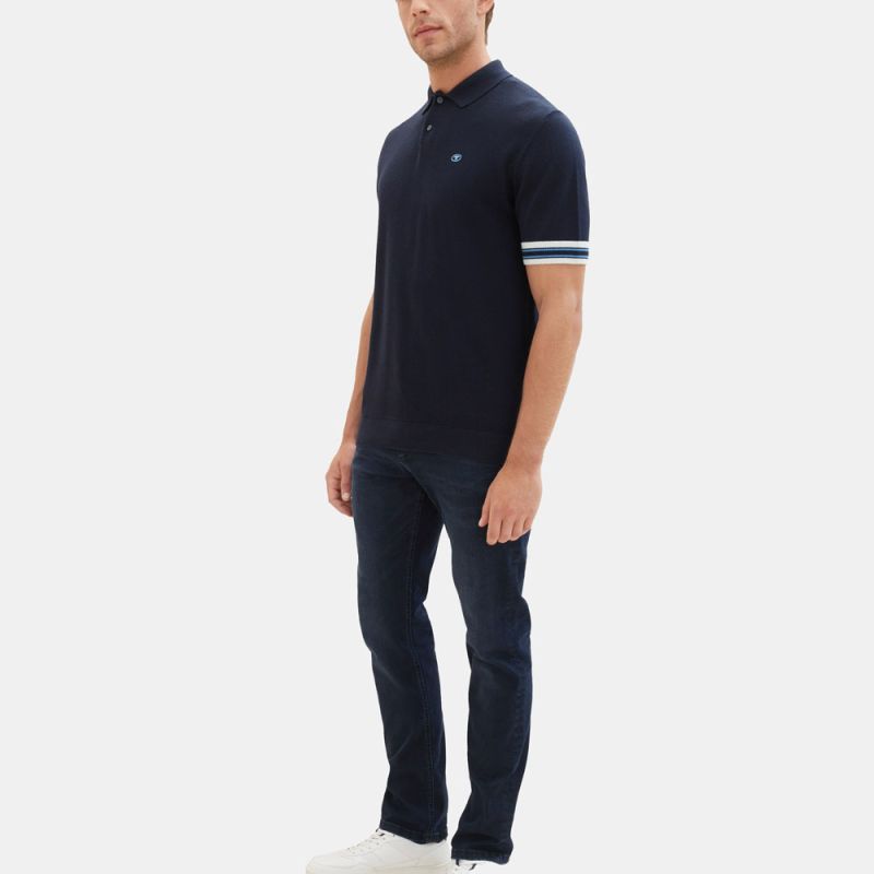 Jean slim dark blue denim Homme TOM TAILOR