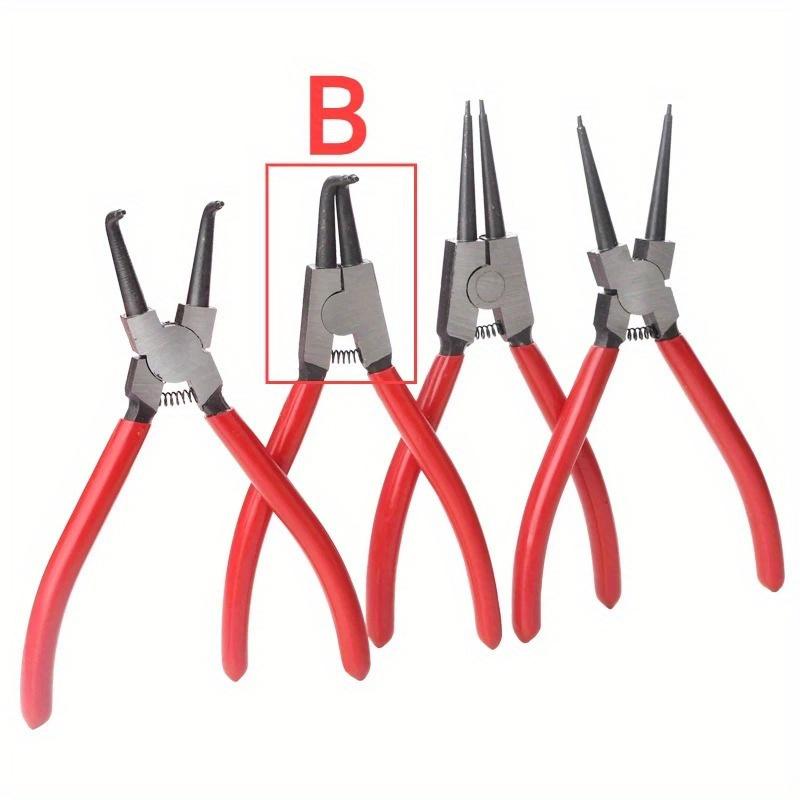 

7 Стопорные кольца Цирклипсы Плоскогубцы Внутренние Внешние Цирклипсы Плоскогубцы Кончик Прямой Изогнутый Губки для Снятия Колец Стопорные B