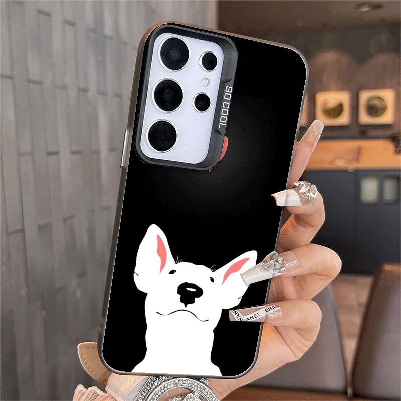 Bull Terrier Dog Cute Puppies Soft Phone Case for Samsung A17 A16 A15 A14 A13 A57 A56 A55 A54 A53 A37 A36 A35 A34 A33 A26 A25 A2