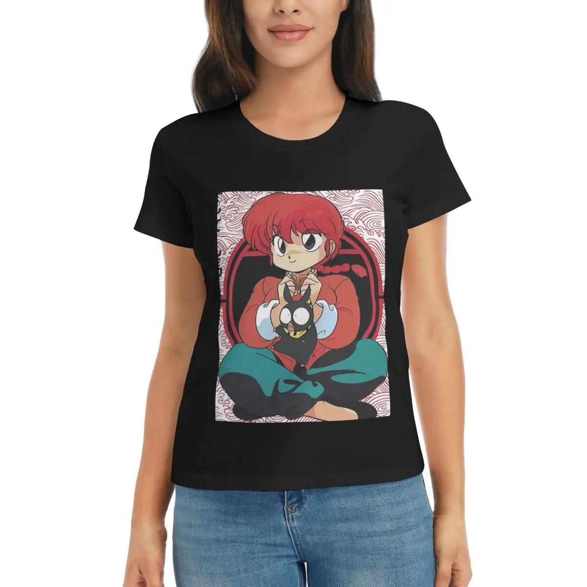 

Women TShirt Ranma 12 Saotome Pig Girls Summer Short Sleeve Tees Round Neck Cotton T Shirts Clothes Tops Streetwear 4XL