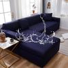 Elastic Waterproof Sofa Cover Dust -Proof Solid Color Corner Couch Covers Living Room Couch Set For Pets Kids