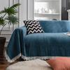 Verdicktes nordisches einfarbiges Chenille-Sofa-Handtuch Vollständige Abdeckung Stoffhandwerk Leichter Luxus Vier Jahreszeiten Universal Sofa-Kissen Kratzfest