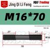 High-Strength Double-Ended Stud Bolt M12-M18 | Grade 8.8 Mold & Press Screw Rod