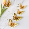 3D Hohl Geschichteter Schmetterling Mehrfarbig Wandaufkleber Heimdeko Goldener Schmetterling Heimdeko Kühlschrank DIY Zimmer Hochzeit Poster