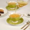 [Teacup] Dear Catherine Goldrim Cup Saucer Set of 2