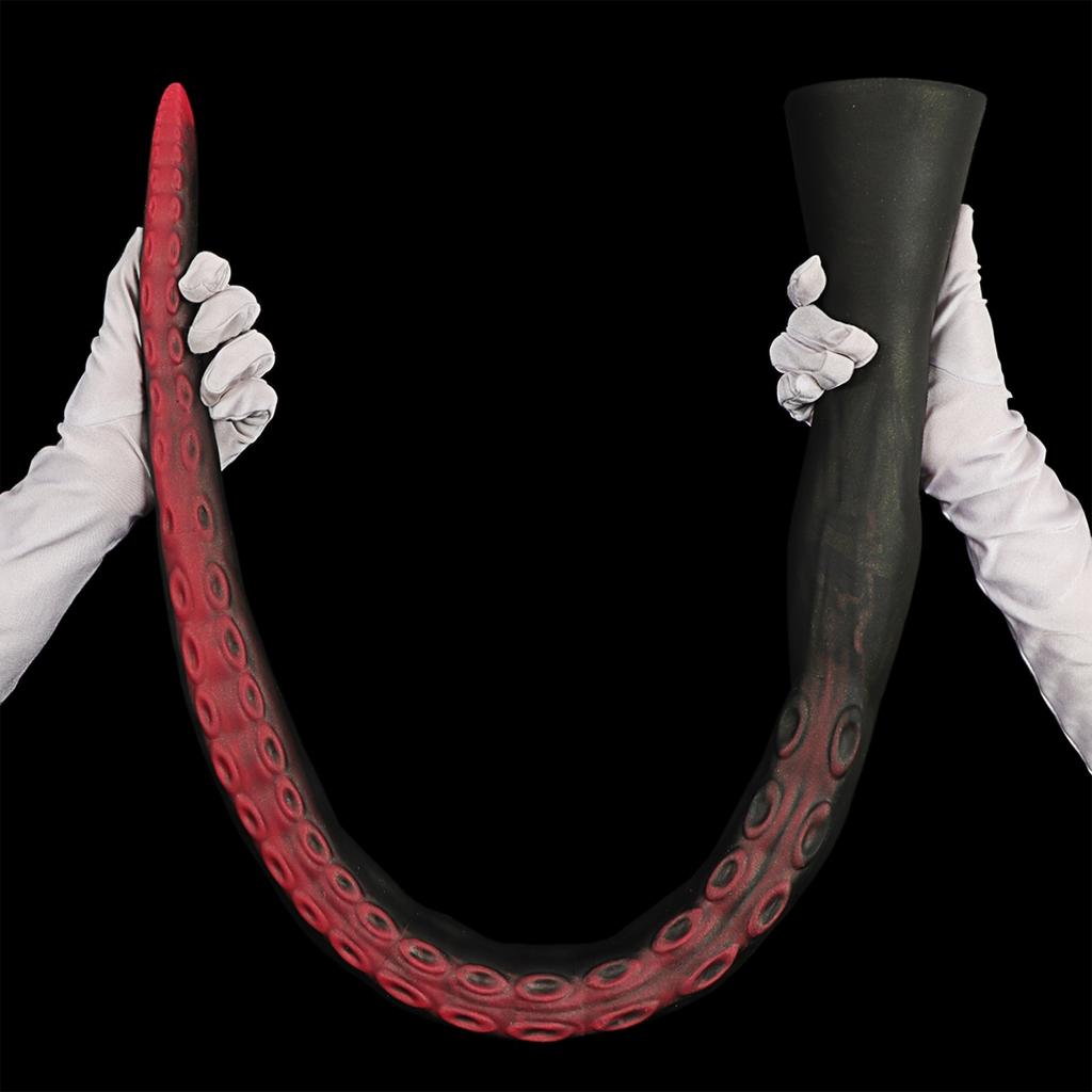 New 50-100cm Super Long Anal Whip Octopus Anal Plug Silicone Suction Cup Bdsm Buttplug Dilatdor Anal S-XXL Sex Toys Women Men Waterproof Easy To Clean