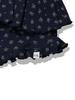 Eogeulliswedou Ruffle Flower Skirt Pants (Navy)