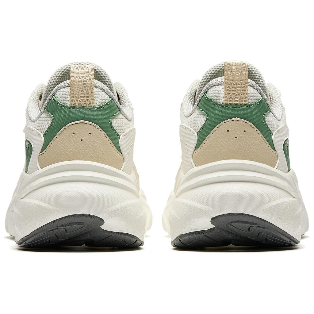 Anta Yunqi Sports Versatile Non-Slip Wear-Resistant Breathable Low-Top Casual Shoes Women Sneaker White Green Yellow 922518808-2