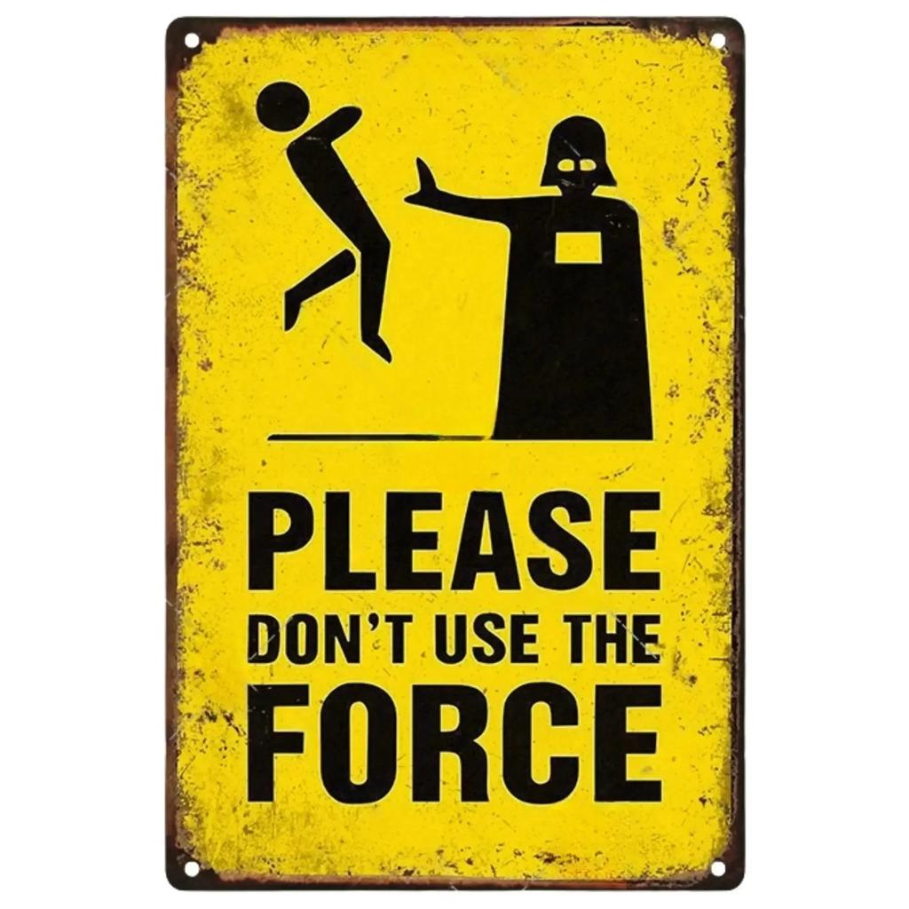 Vintage Caution Notice Zone Sign Metal Plate Warning Children Vedio Retro Plaque For Man Cave Garage Danger Door Wall Decor