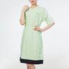 adidas Originals Short Sleeved Dress Women's Light Pink Green (Unisex) Short-Sleeved Dresses H39024