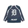 Palace New Era Palace X New Era Collaborative Detroit Tigers Drill Long Sleeve Crew Neck T-Shirt Men Tops Navy P21DNSS005