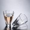 Japanese Style Glass Tea Cup 50ML,Handmade Sake Cup,Bar Whiskey Tasting Glass,Transparent Liquor Drinking Glass,Elegant Cup