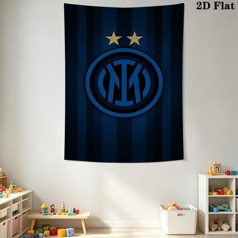 Inter Milan Logo Phone Wallpaper Bedding 1 Duvet Cover 2 Pillowcase Without Core Duvet Cover And Pillowcase Soft And Comfortable