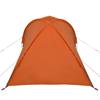 Dome Camping Tent for 2 Persons Grey and Orange Waterproof