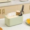 Push Type Remote Control Tissue Box Multi-functional Napkin Dispenser  For Kitchen