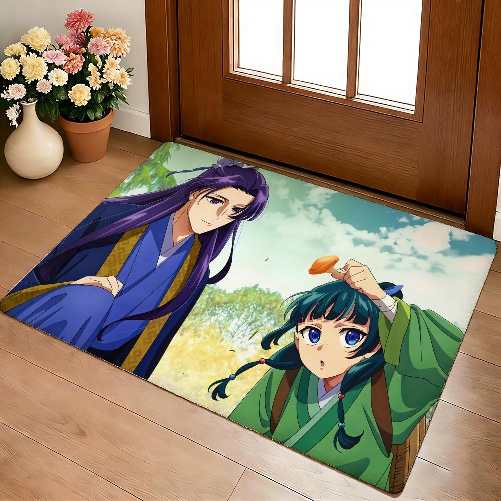 Anime The Apothecary Diaries Maomao Floor Mat Cozy Flannel Soft Thick Non-Slip Mat For Living Room Bedroom Kitchen Decor Rugs