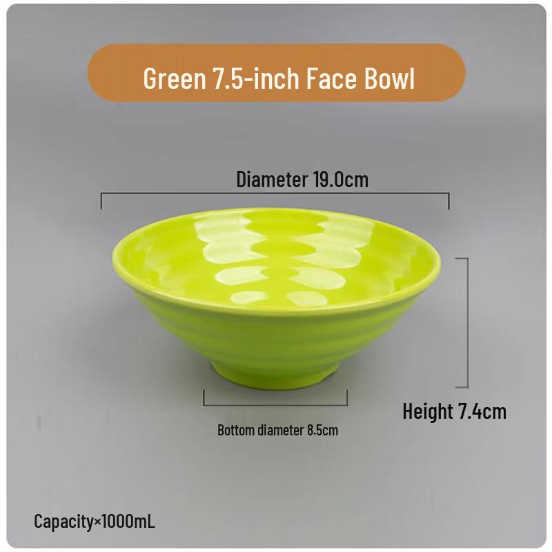 Thickened Melamine Noodle Bowl Set